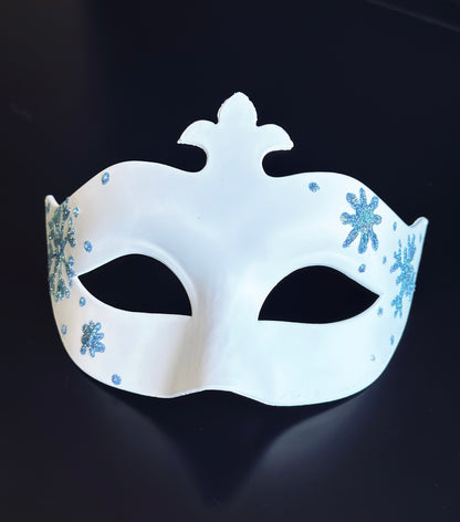 Winter Enchantment Snowflake Women Mask