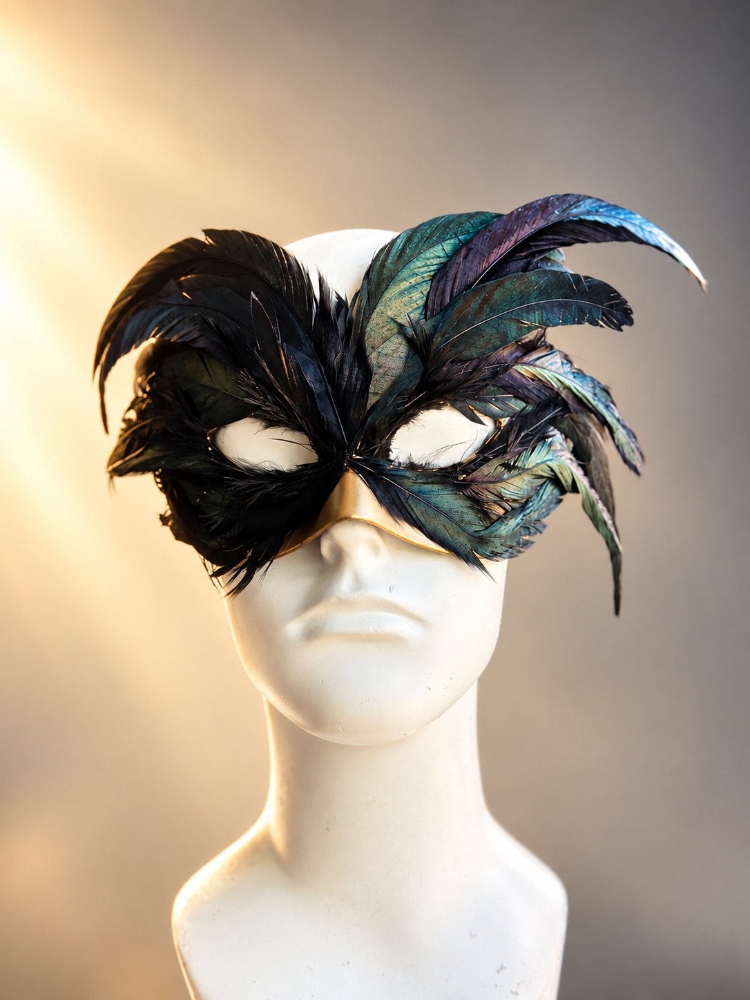 Raven Wing Masquerade Mask