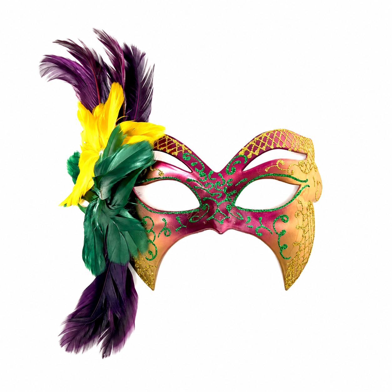 Carnival Radiance Mask-Purple Gold