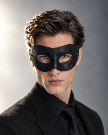 Obsidian Diamond Masquerade Mask