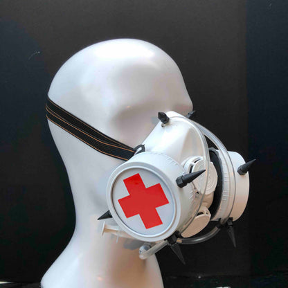 Nurse Cosplay Gas Mask - White
