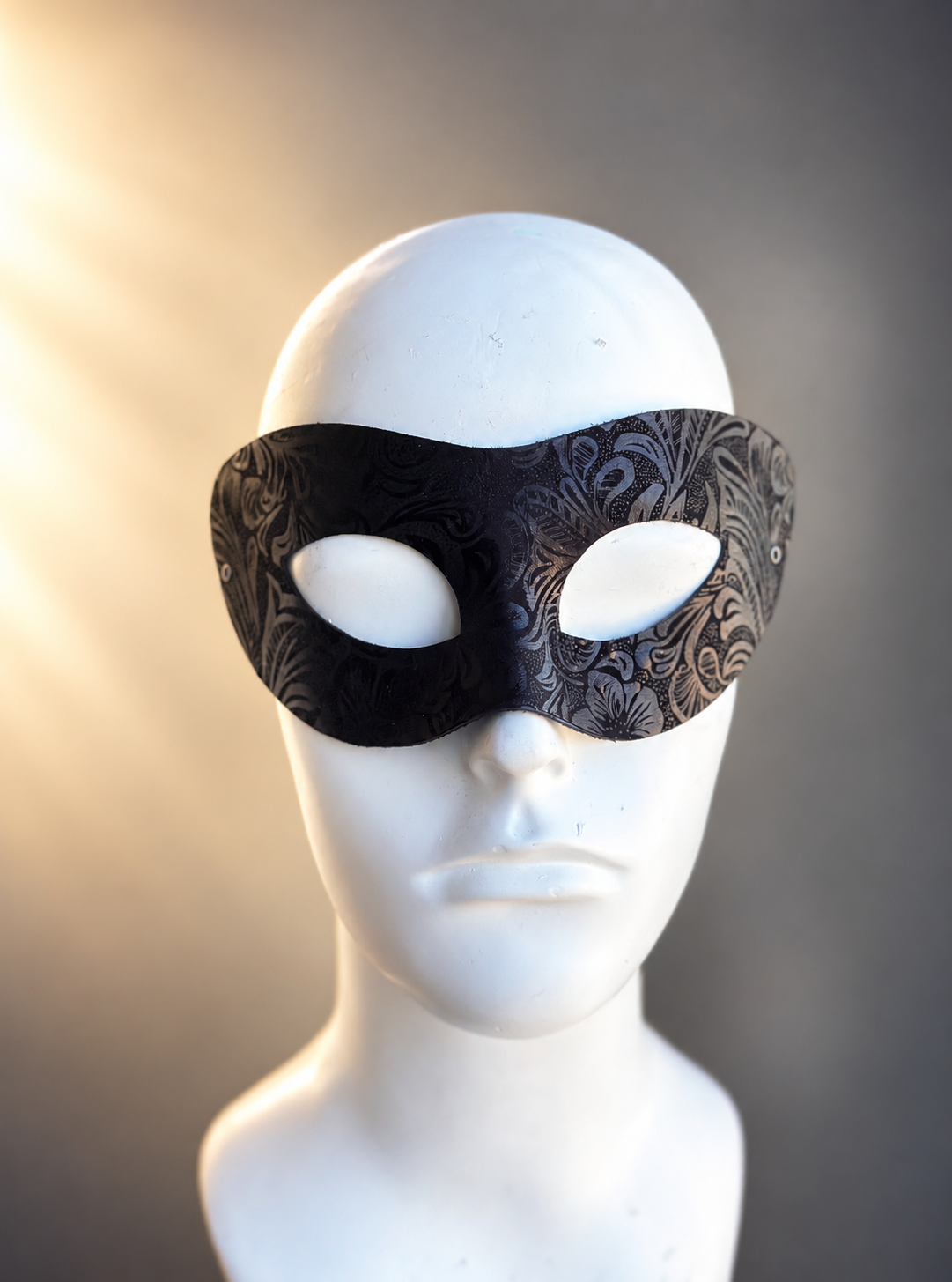 Midnight Damask Masquerade Mask