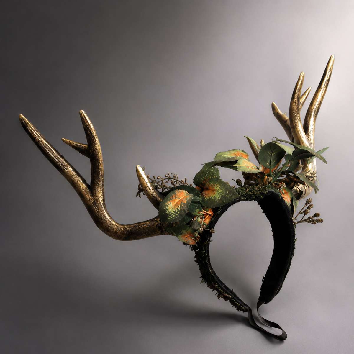 Deer Antler Headdress - Woodland Forest