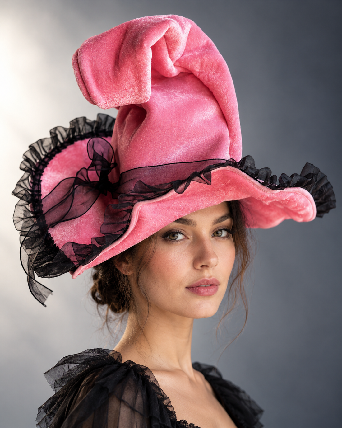 Rose Noir Witch Hat