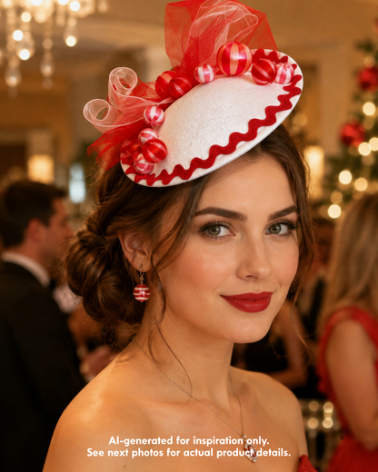 Merry Bauble Holiday Fascinator