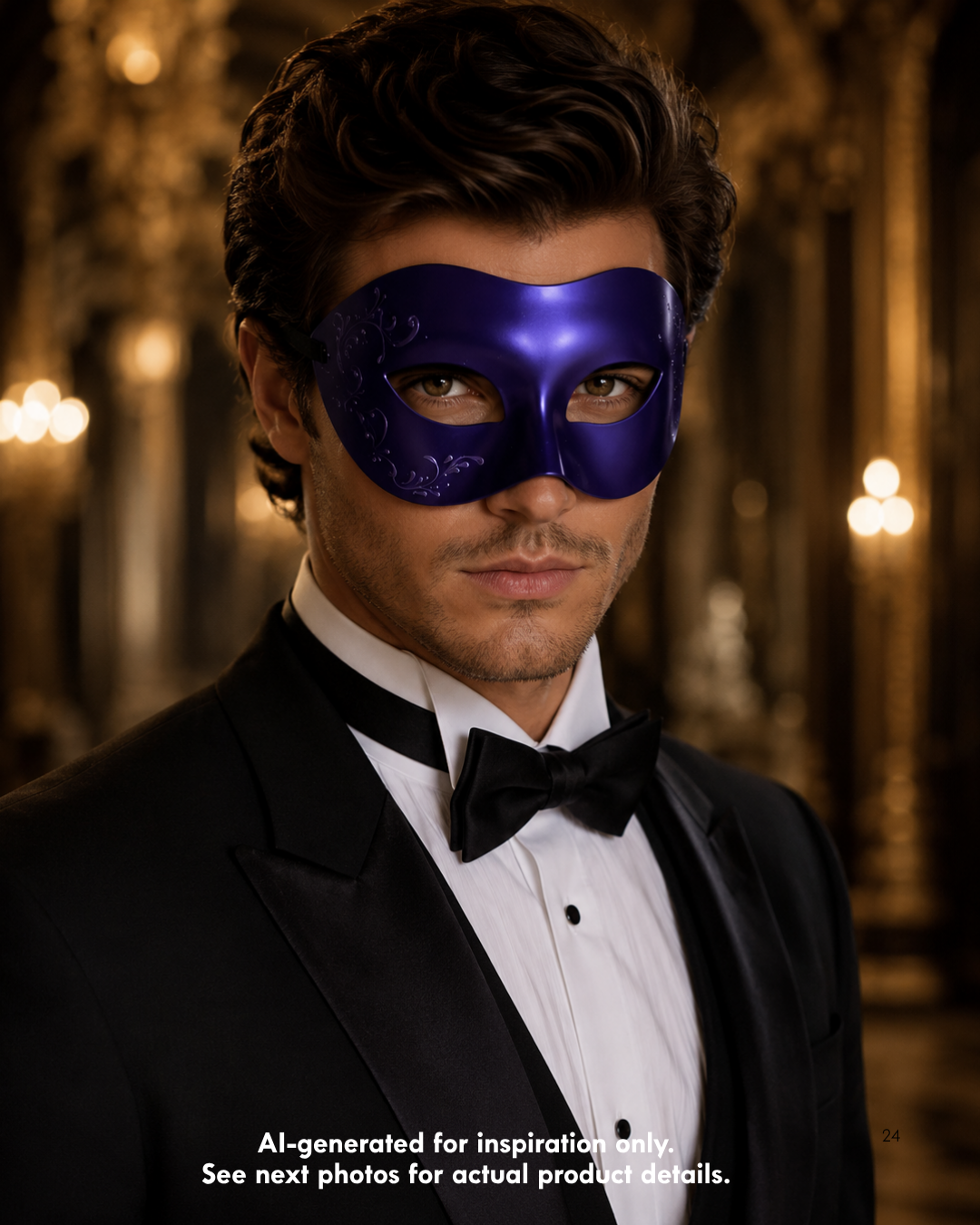 Azure Nocturne Men Mask- Purple