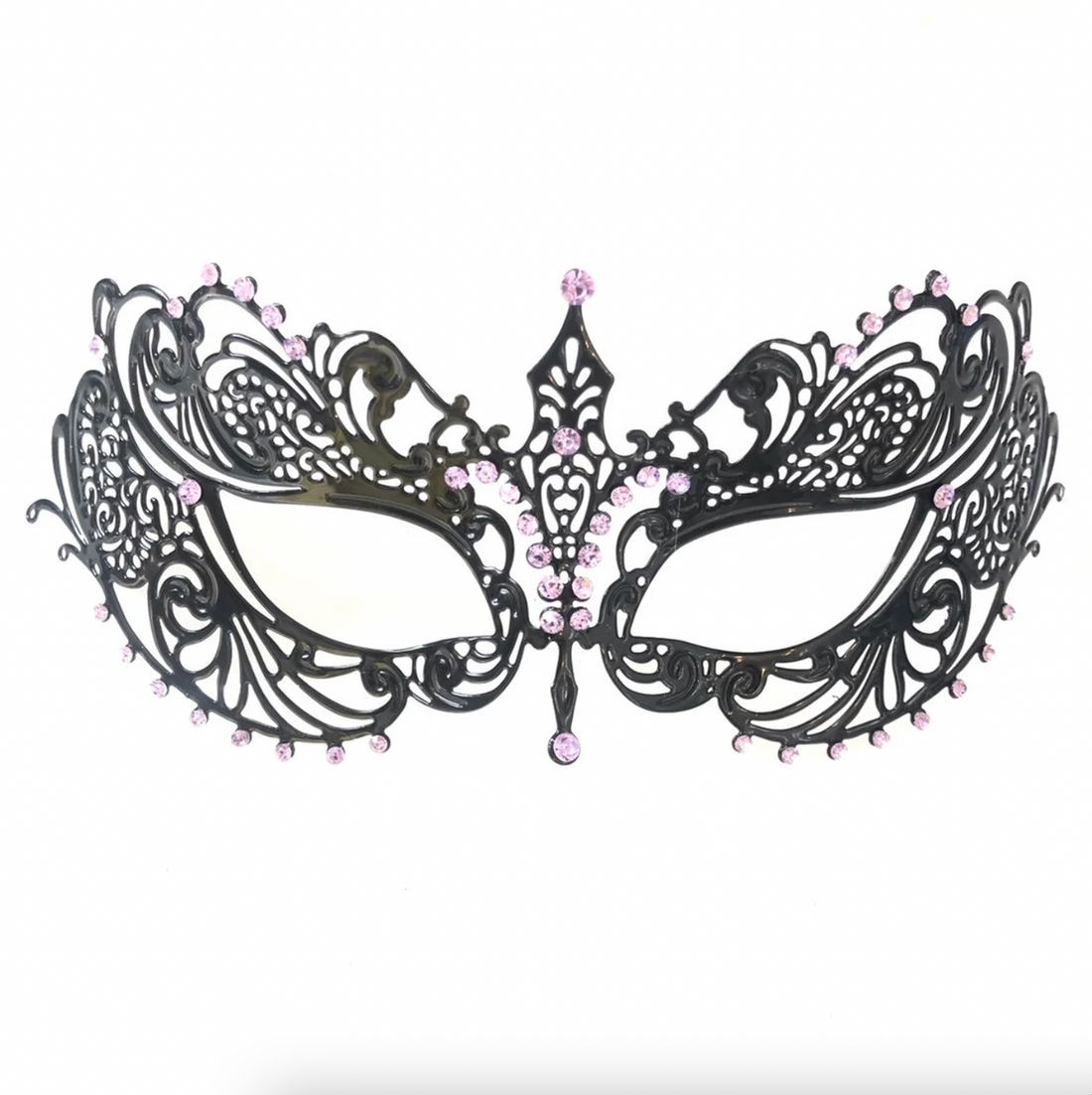 Ana Black Metal Mask - Customized