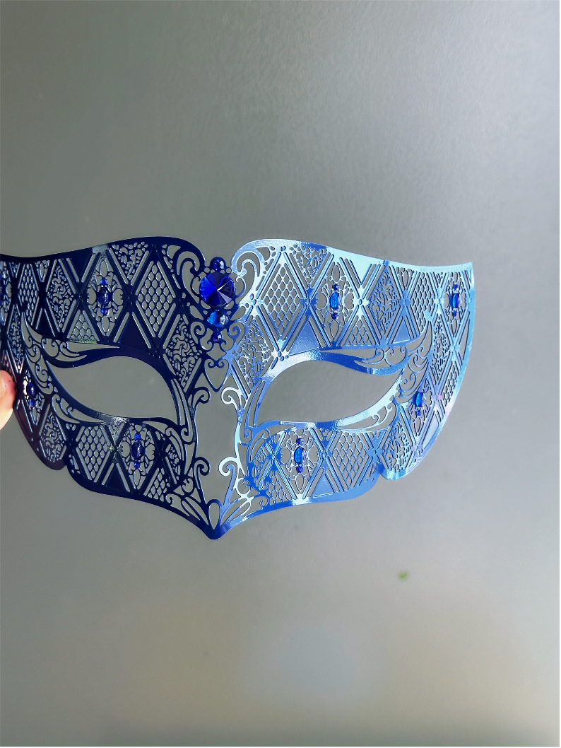 Deep Blue Mens Mask - Blue Sapphire