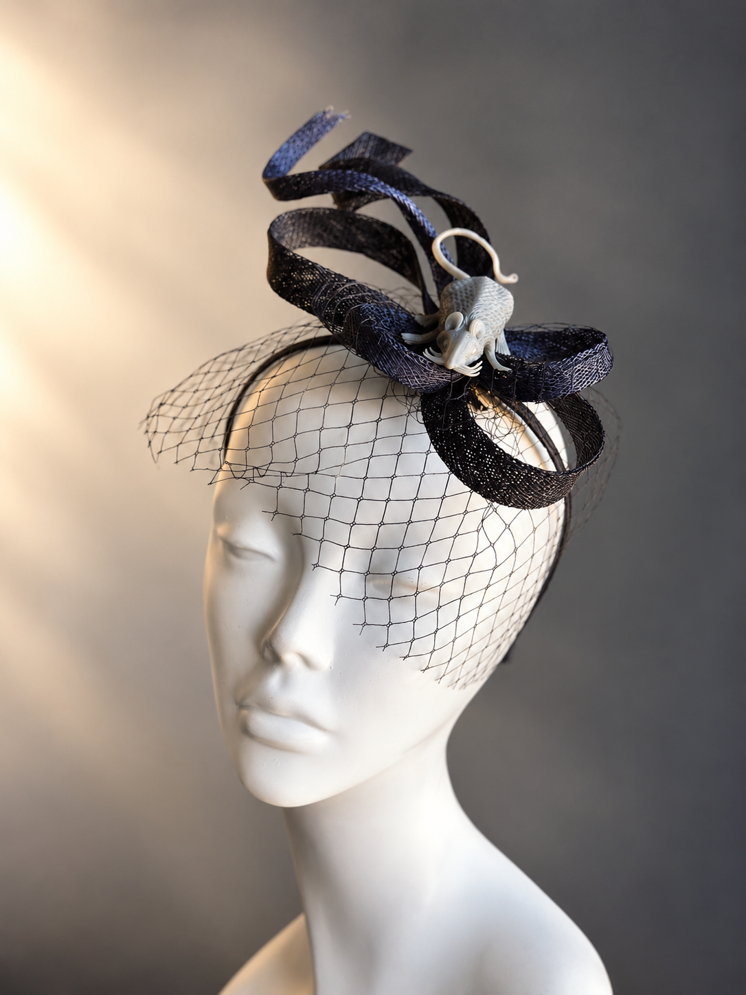 Midnight Mouse Fascinator