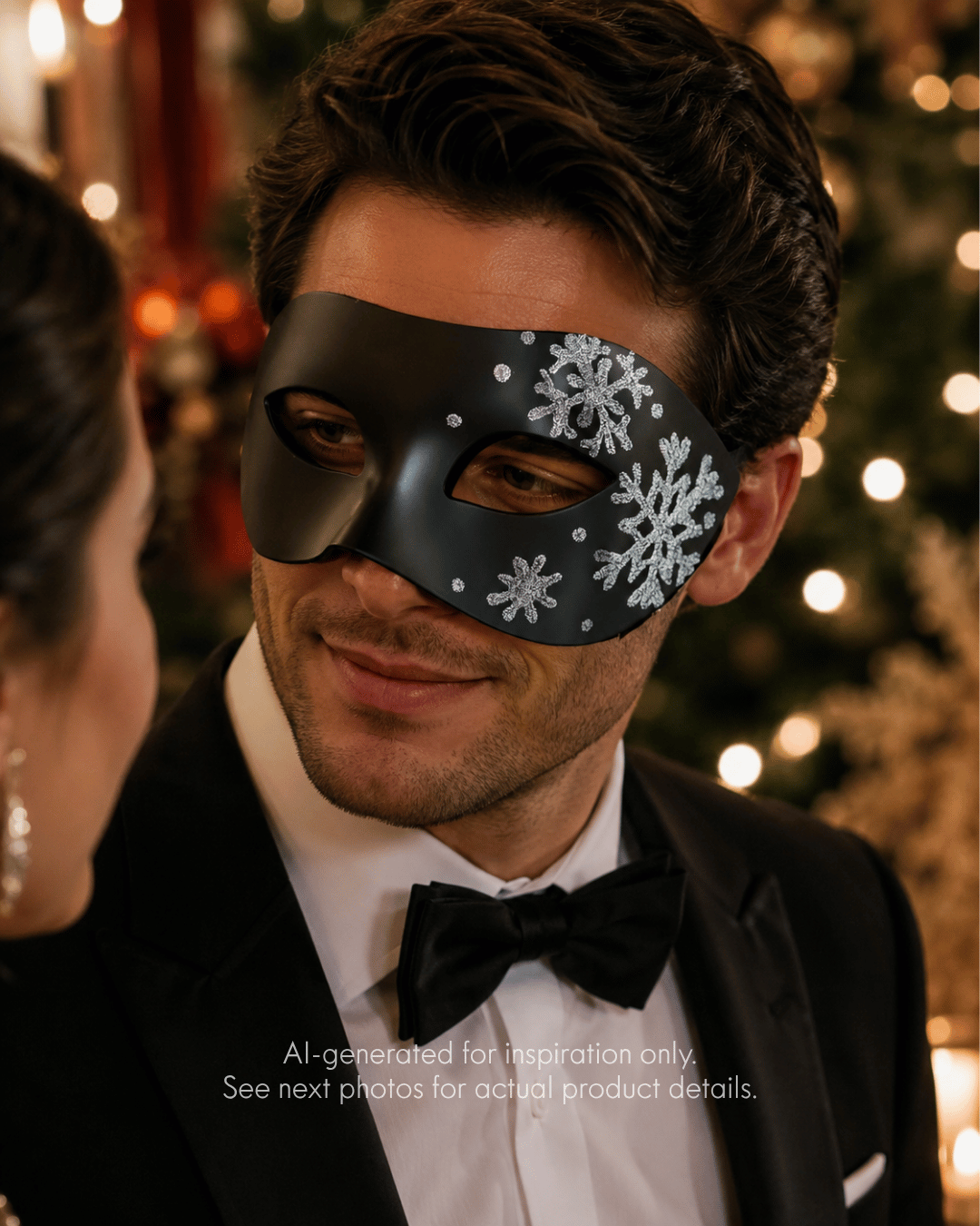 Silver Frostveil -  Mens Mask