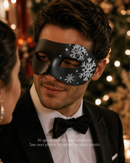 Silver Frostveil -  Mens Mask