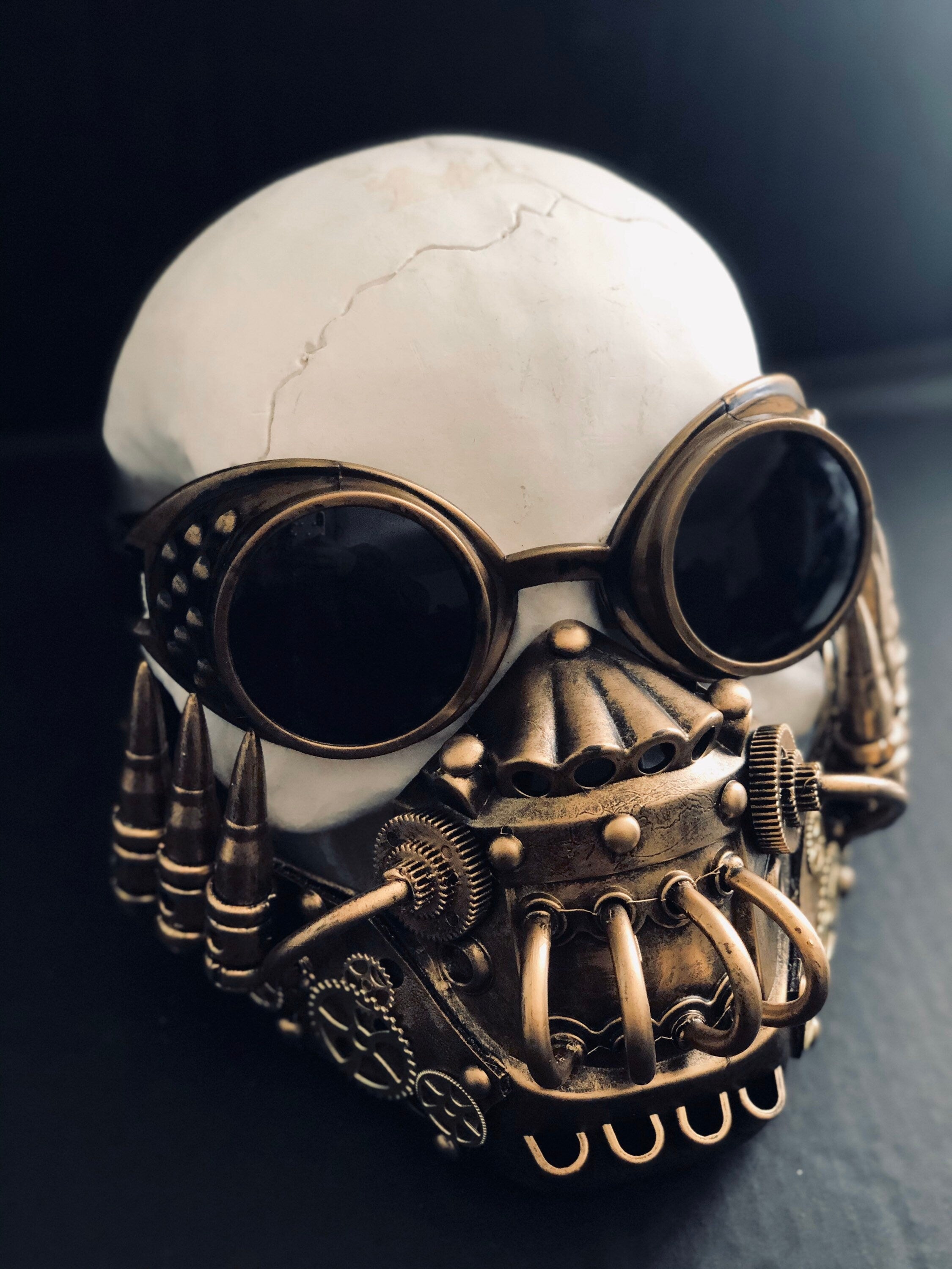 Ironclad Steampunk Respirator Set - Gold