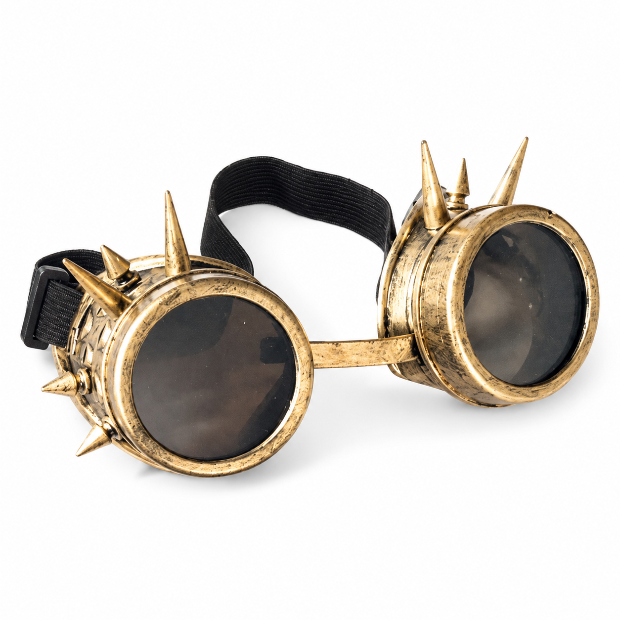 Antique Gold Irongear Steampunk Goggles