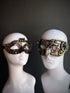 Steampunk costume masks for men and women with vintage mechanical detail