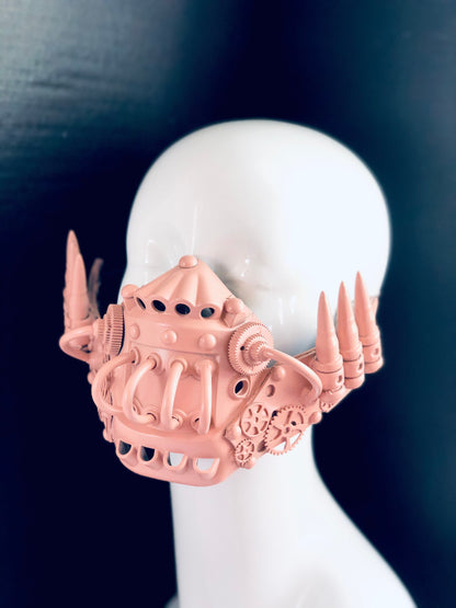 Pink Steampunk Respirator Mask