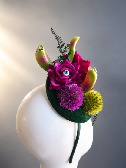 Bewitched Rose Fascinator