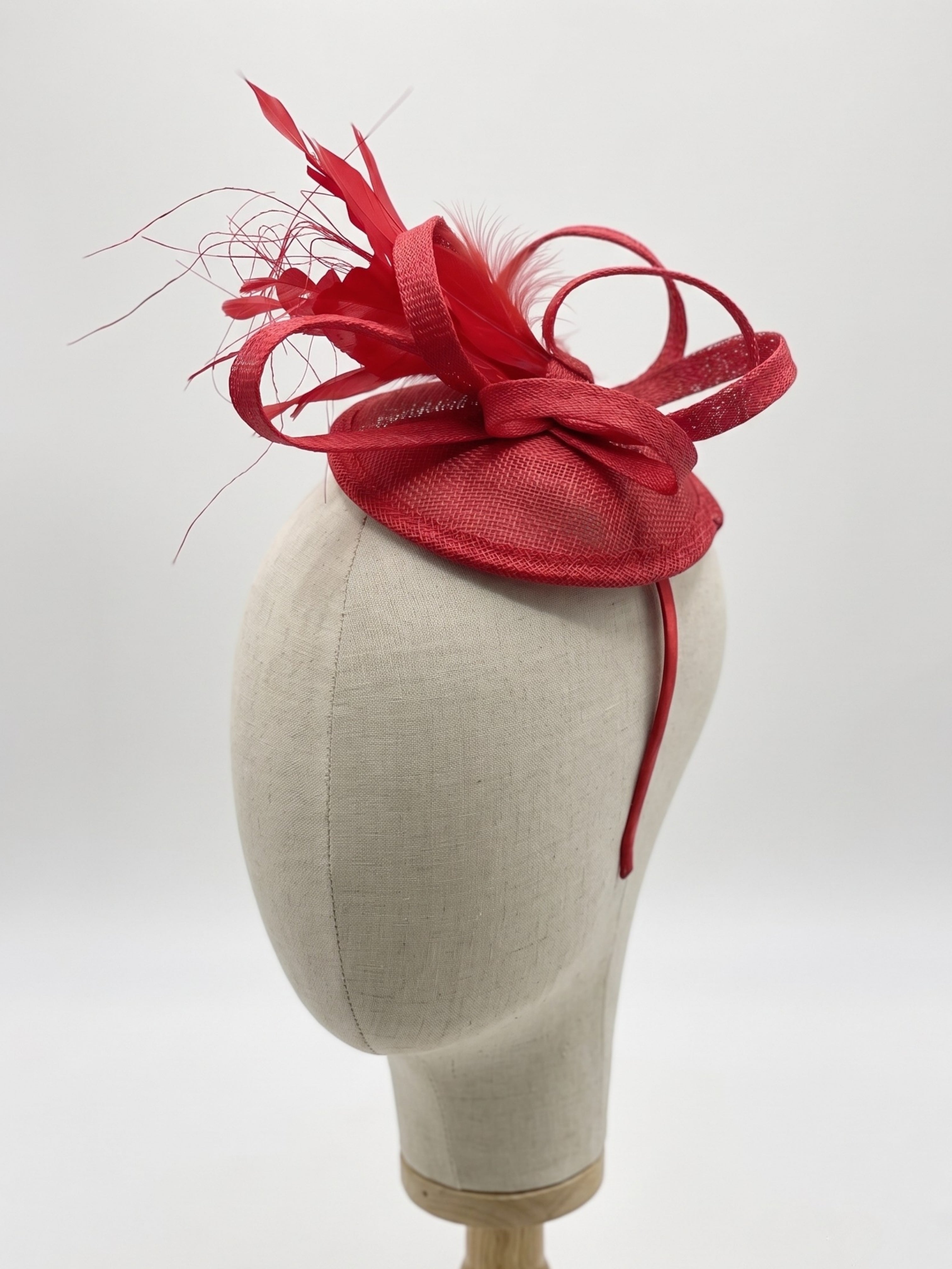 Tea Party Fascinator - Red