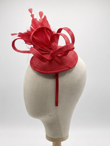 Tea Party Fascinator - Red