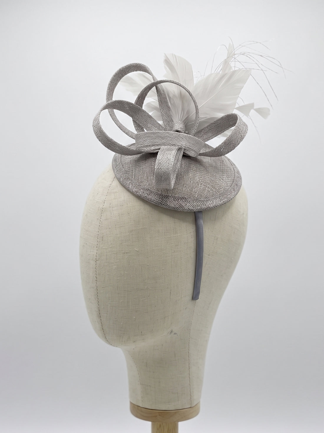 Tea Party Fascinator - Silver