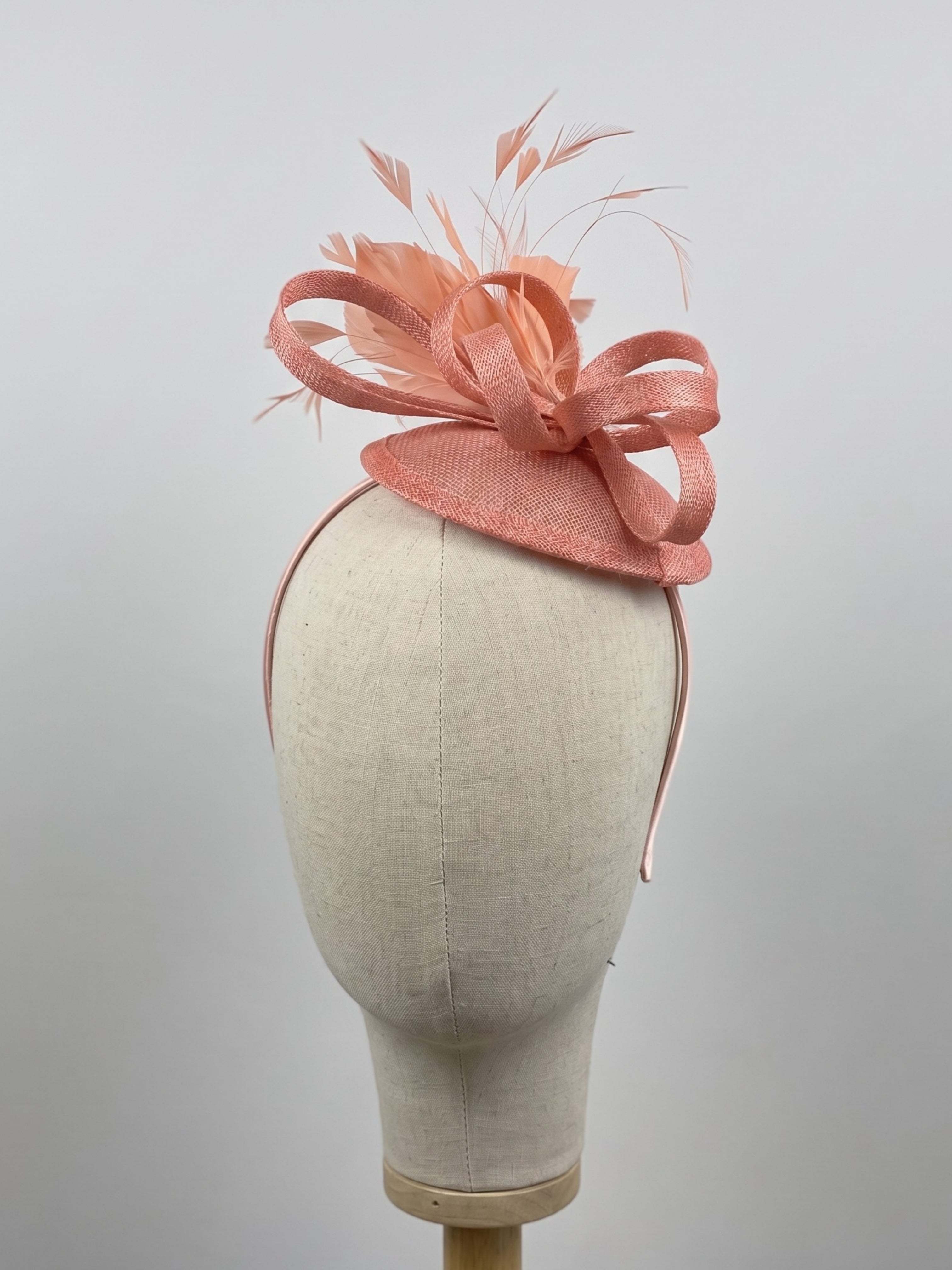 Tea Party Fascinator Hat - Light Pink