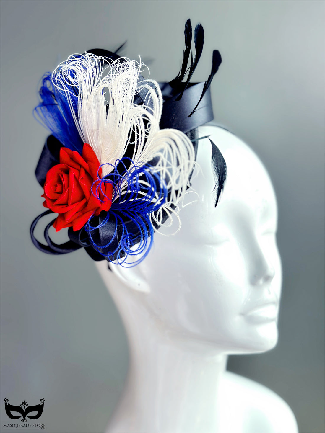 USA Patriot July 4th fascinator for women