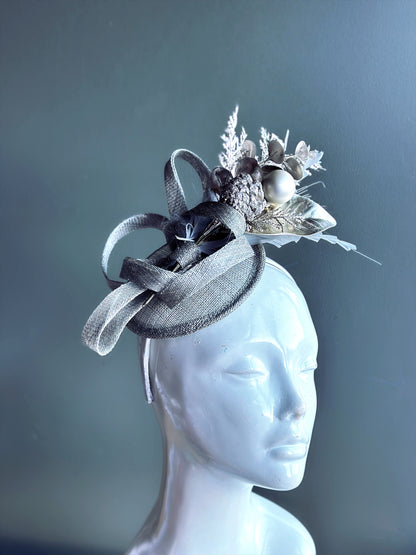 Frosty Forest Christmas Fascinator