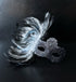 Silver feather masquerade women&