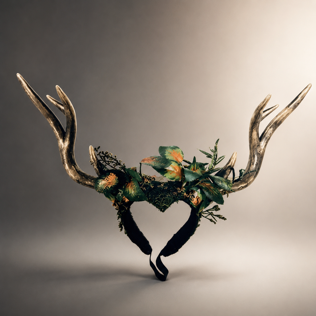 Deer Antler Headdress - Woodland Forest
