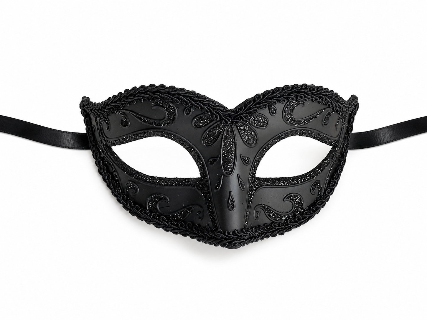 Midnight Teardrop Men Mask - Black