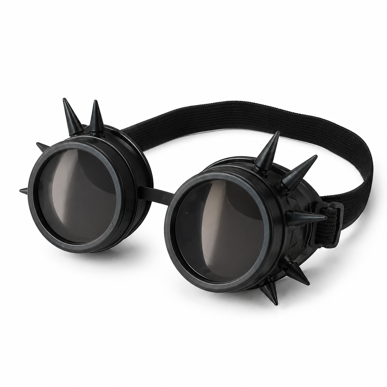 Black Irongear Steampunk Goggles