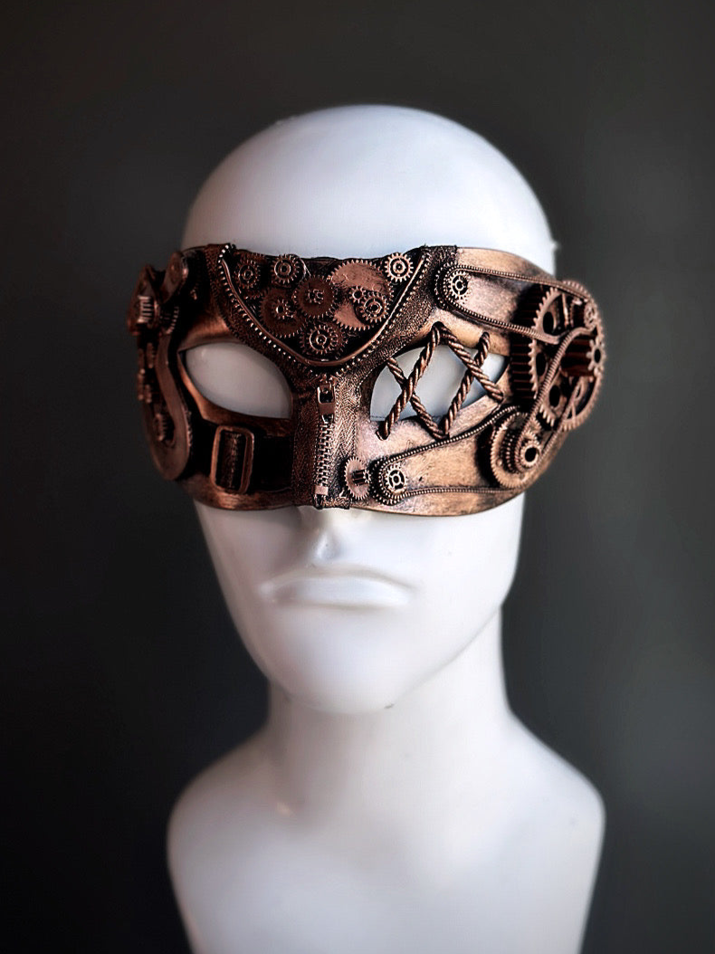 Bronze Cogworks - Bronze Steampunk Mask