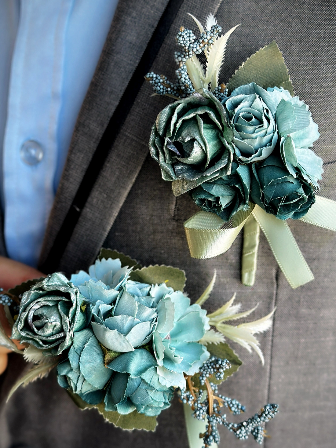 Budding Romance - Boutonniere & Corsage