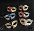 Bulk Venetian Phantom masquerade masks featuring musical sheet artwork, raised baroque scrollwork, and elegant hand-painted finishes in assorted colors.