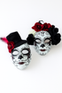 Halloween sugar skull masks for couples.