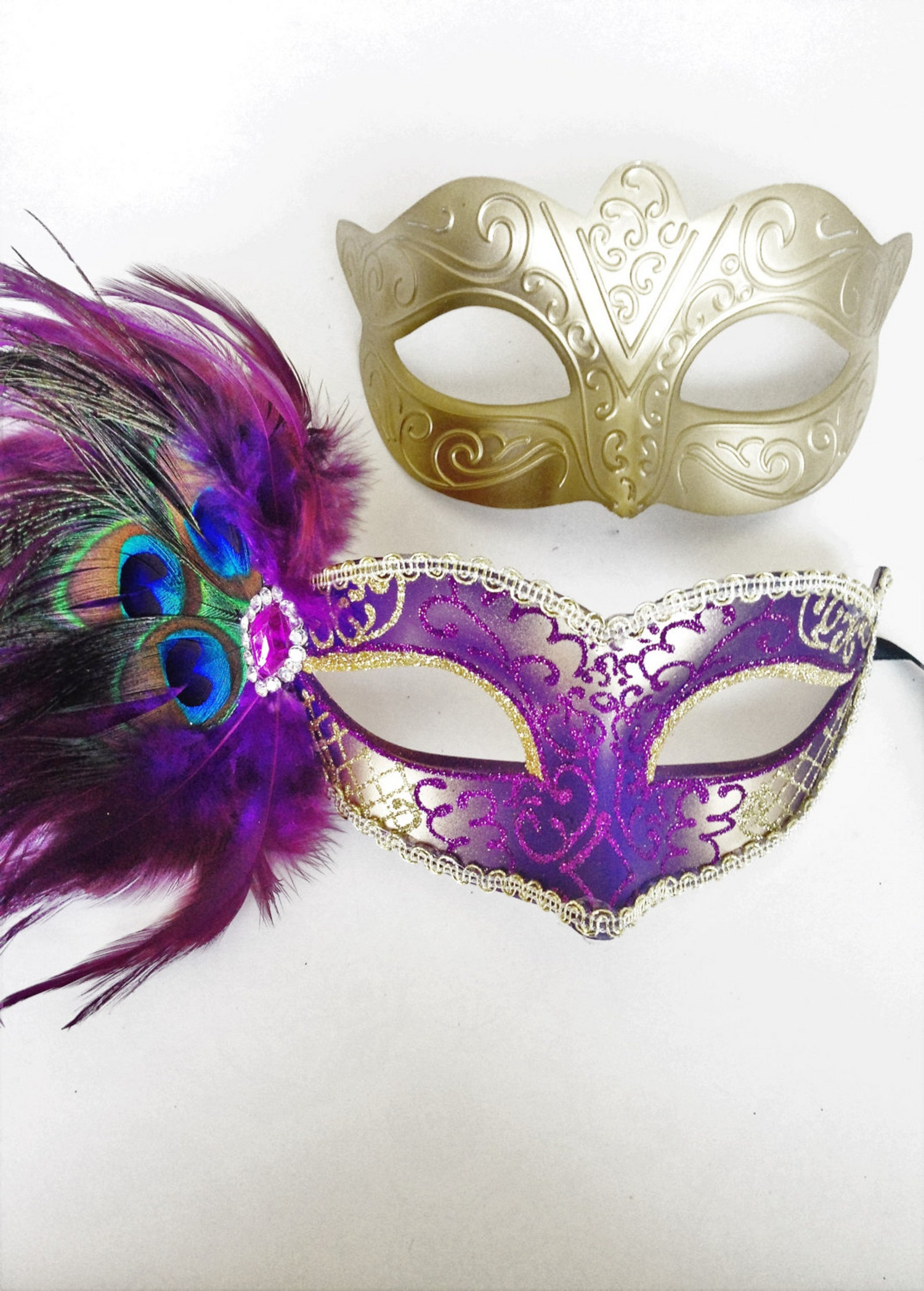 Royal Carnival – Mardi Gras Couples Masks