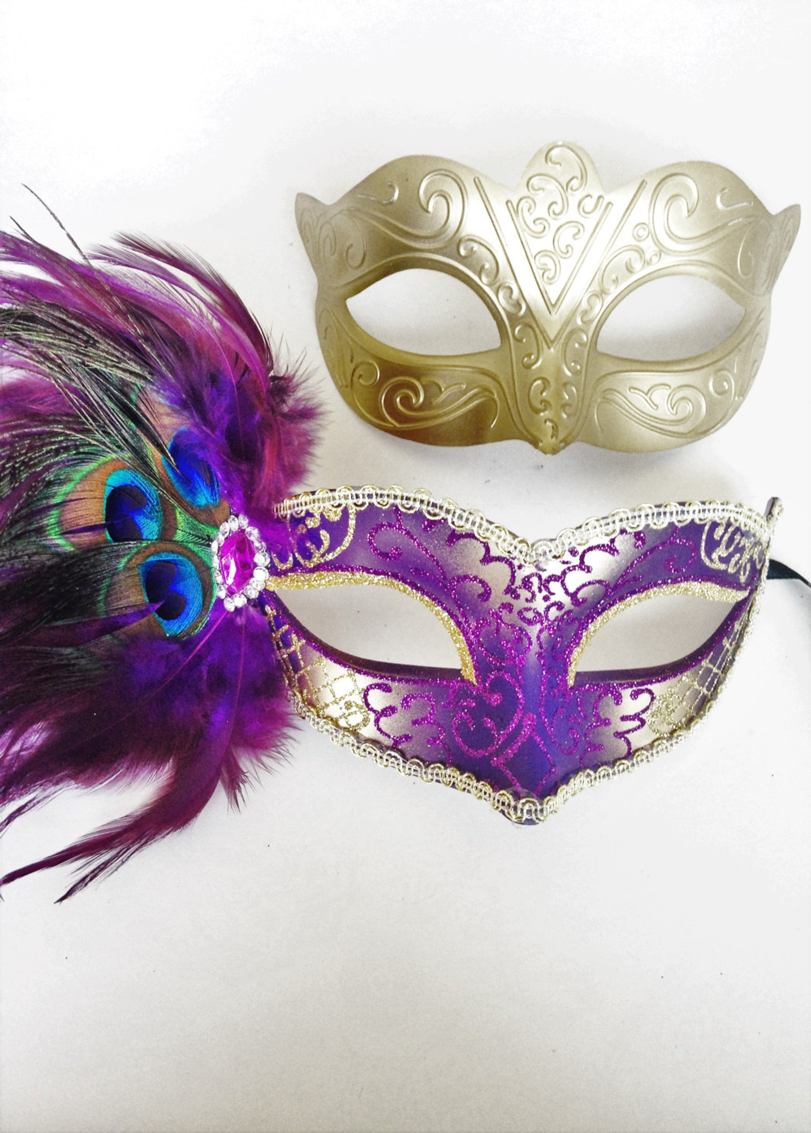 Royal Carnival – Mardi Gras Couples Masks