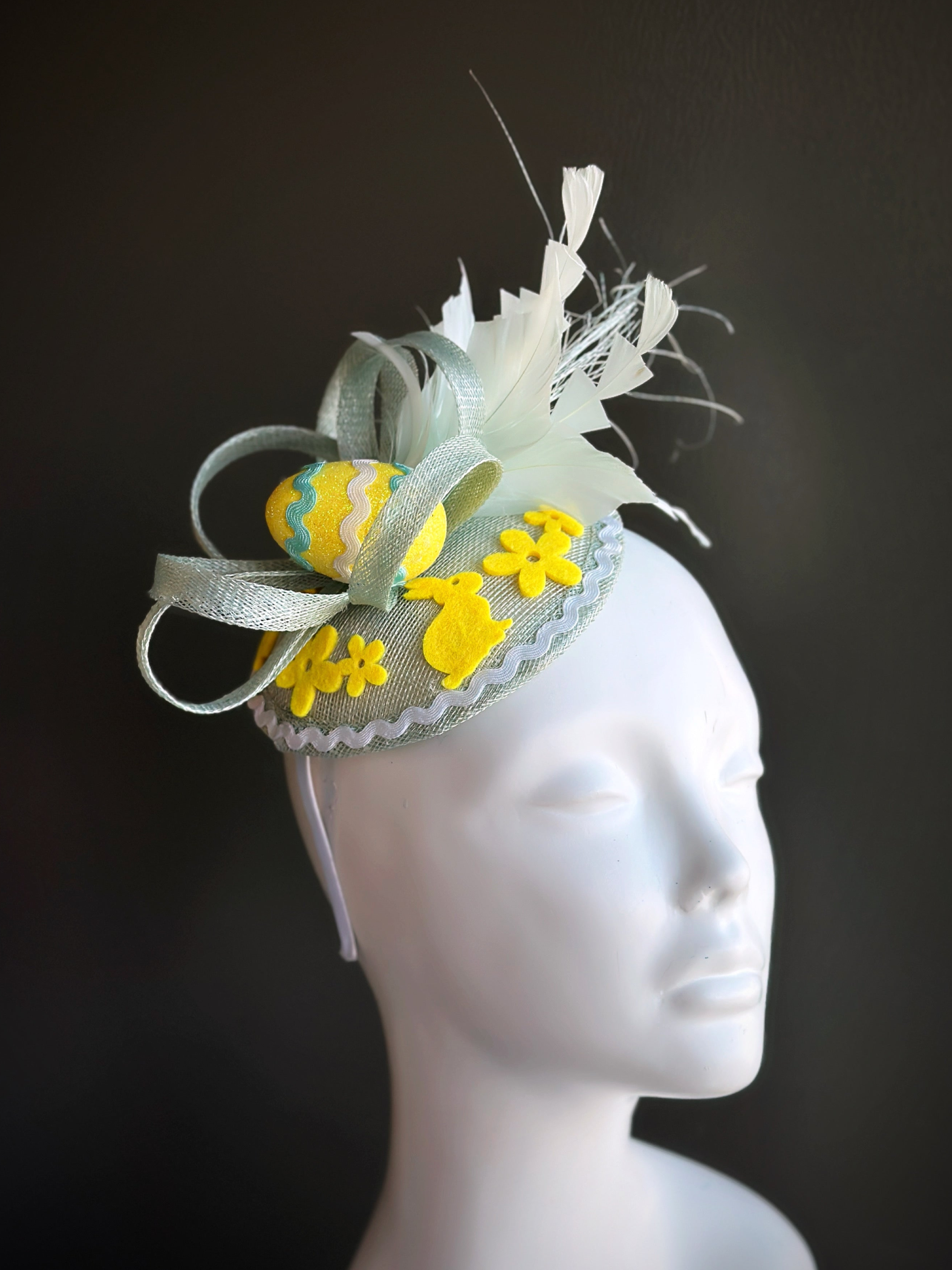 Exploding Easter Hat Easter Parade - Easter Egg Fascinator Hat - Masquerade Store