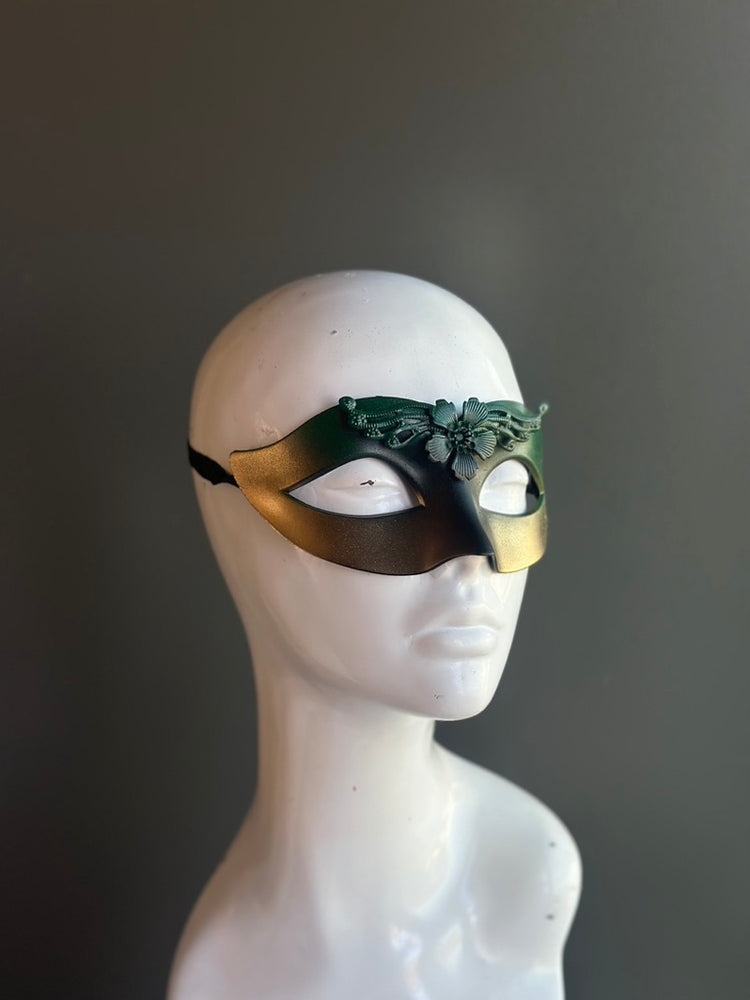 Emerald Mystique Mask - Masquerade Store