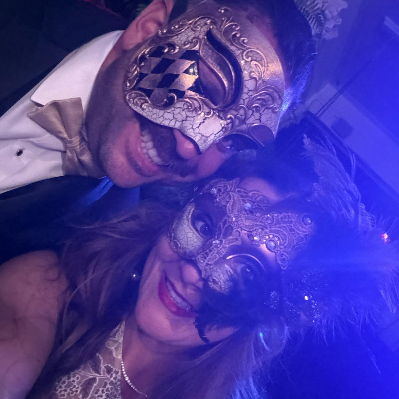 Prom Ride Cast Mask Prom Masquerade Masks - Elegant & Trendy Masks for Prom Night ...