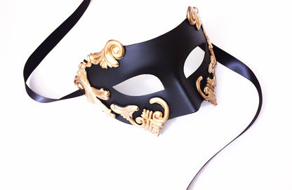 Roman Mask - Gold/Black