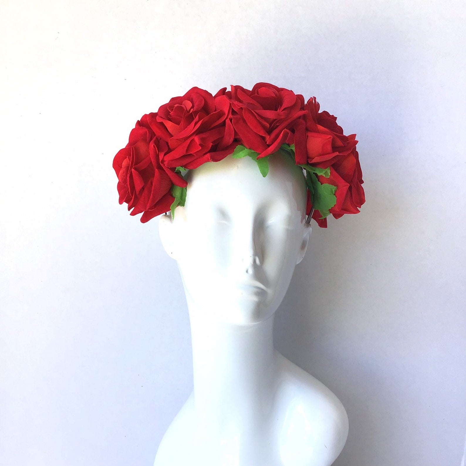 Rose Headband - Red