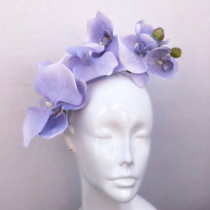 Orchid Fascinator Hat