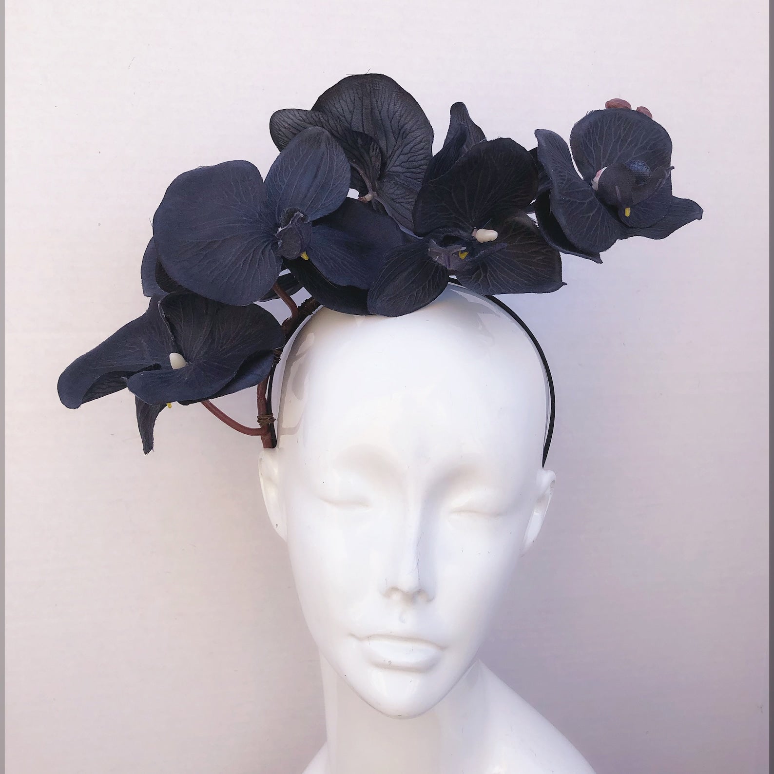 Orchid Fascinator Hat