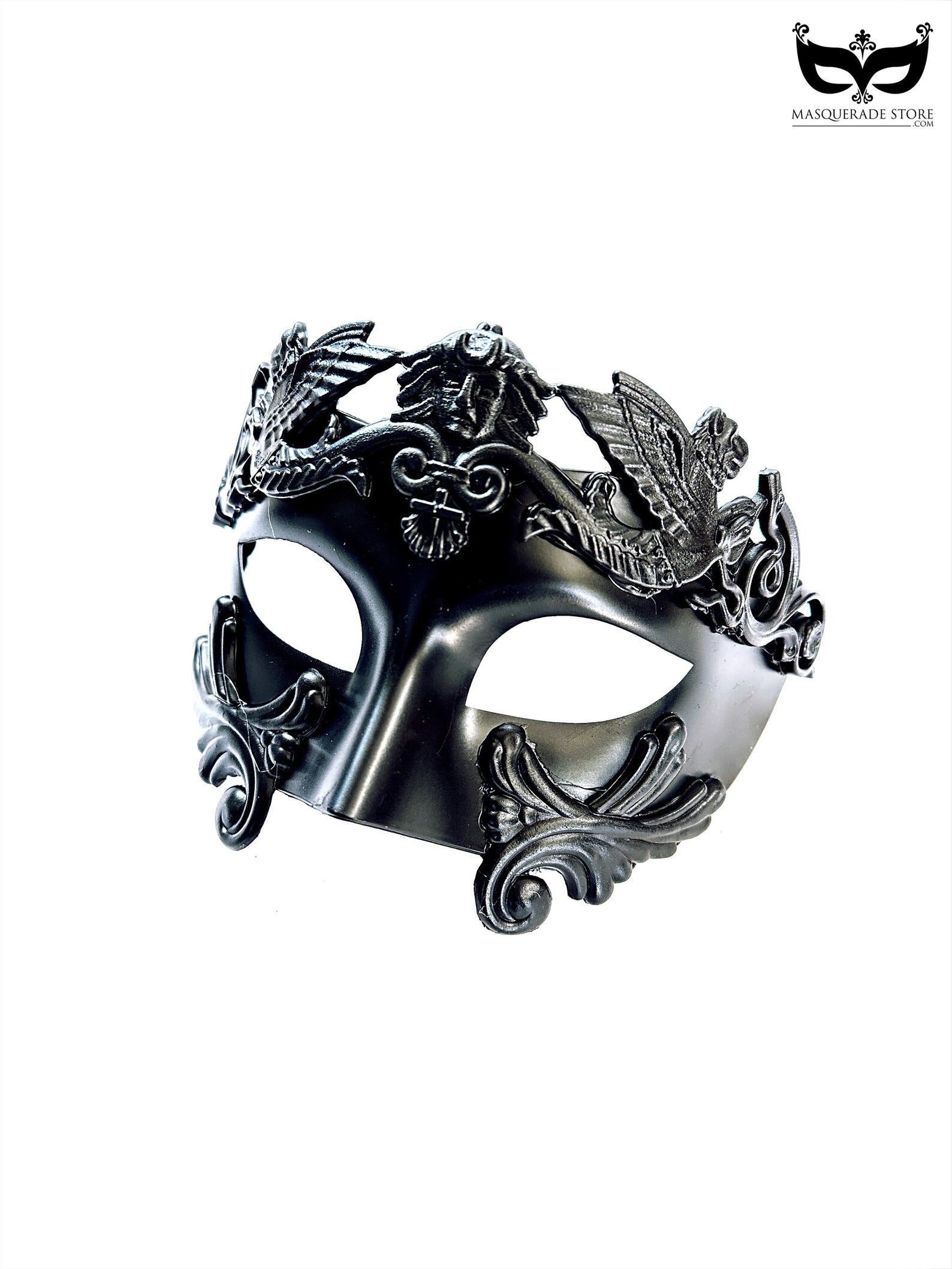 Gladiator Couples Masks - Blue/Black