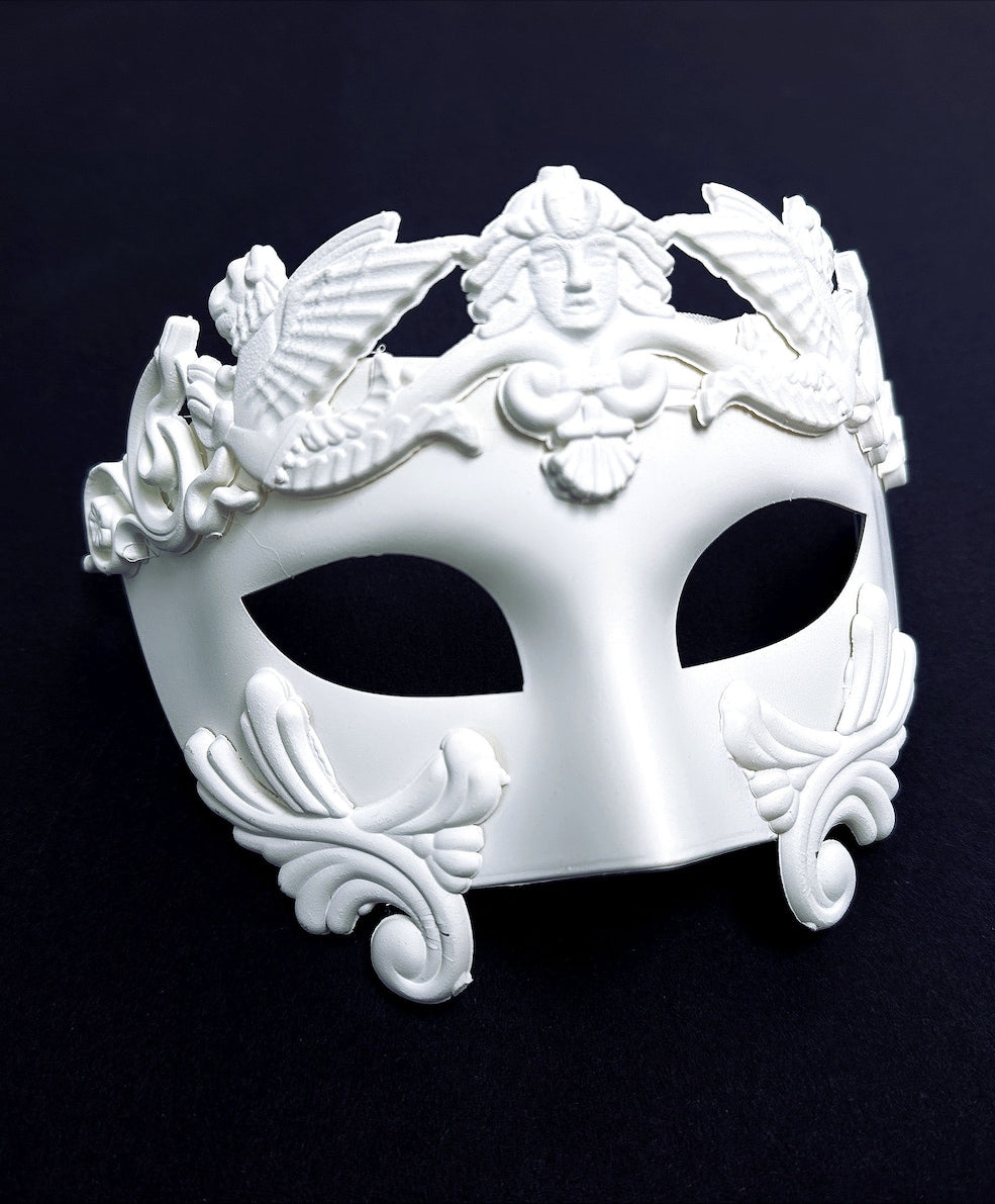 Venetian Roman Masks - White