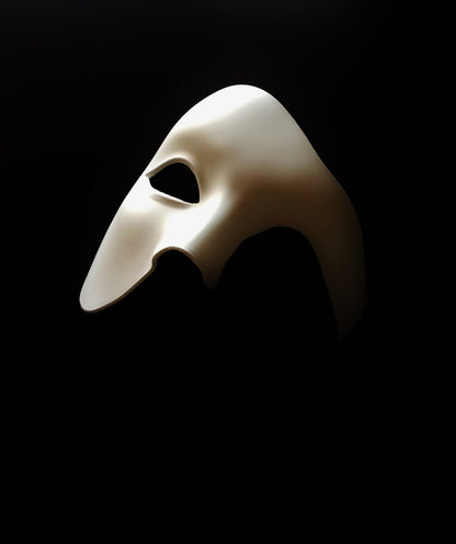 Venetian Phantom Mask - White