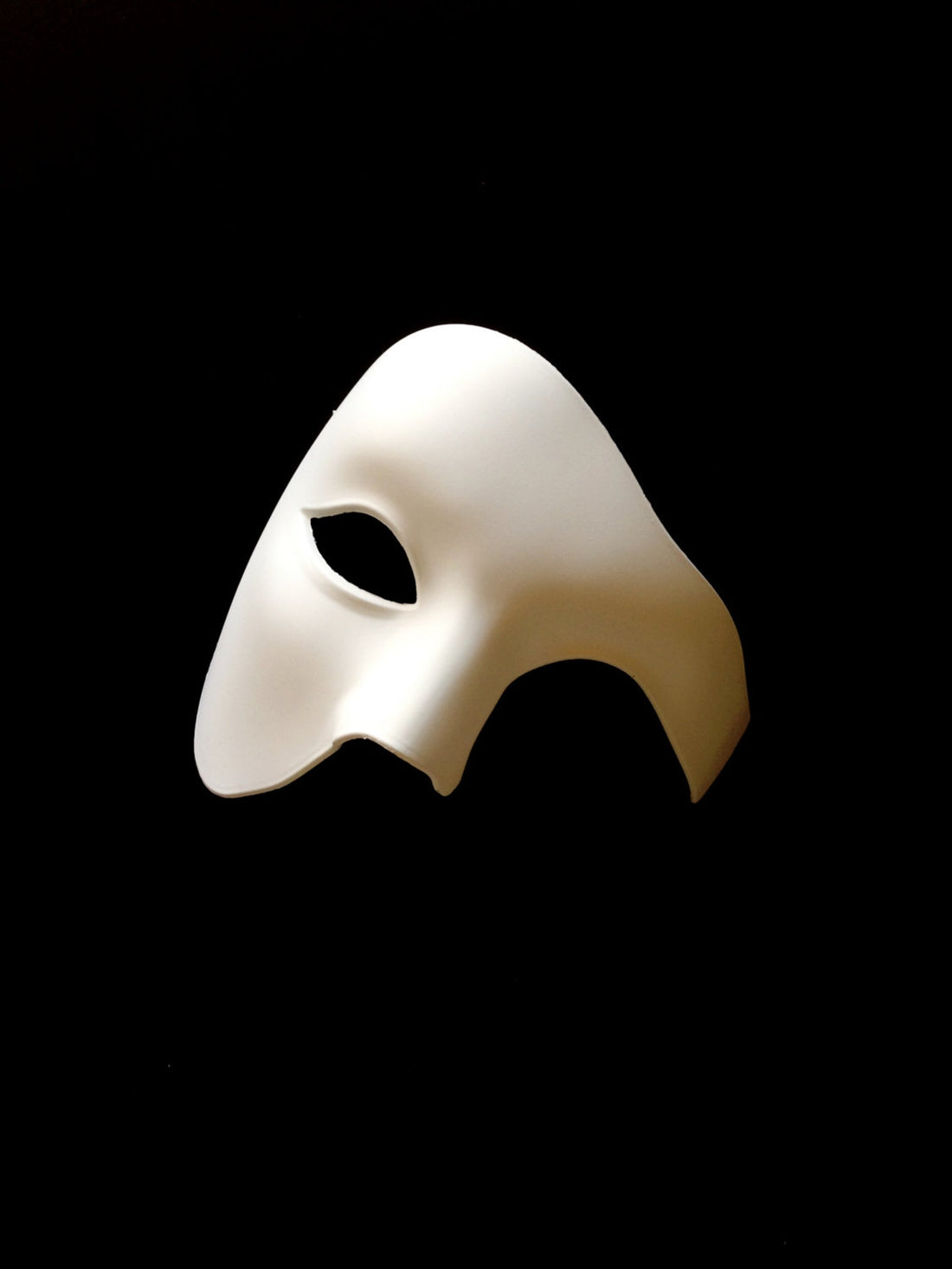 Venetian Phantom Mask - White