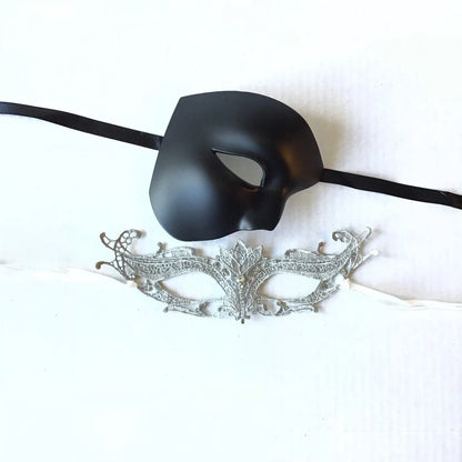 Phantom Venetian Duo- Black Silver