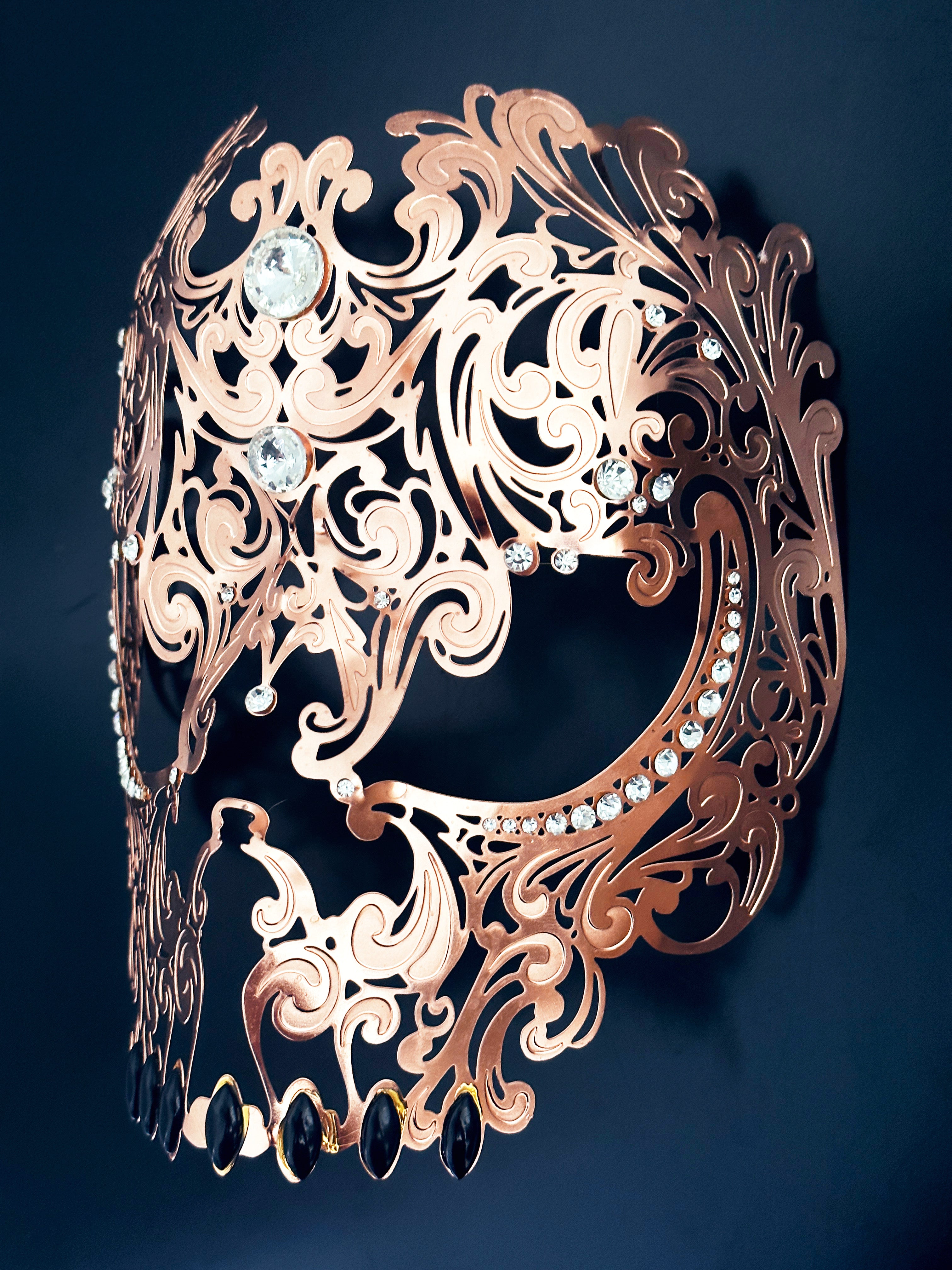 Metal Skull - Rose Gold