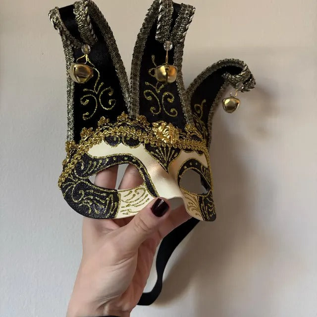 Couples Masquerade Masks Silver Venetian Brocade | Masquerade Store